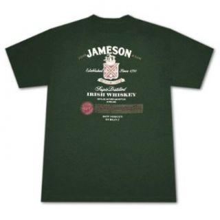 Jameson Whiskey Logo Triple Distilled Green Graphic Tee