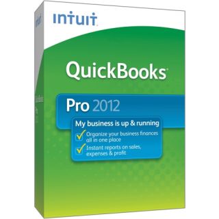 Intuit QuickBooks 2012 Pro   Complete Product   1 User