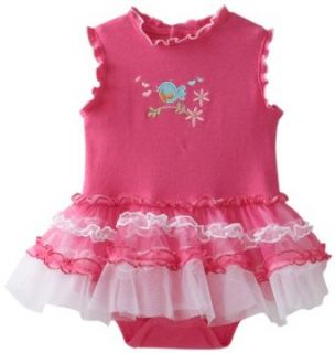 Babyworks Baby Girls Newborn Tutu Creeper Shirt, Pink, 3 6