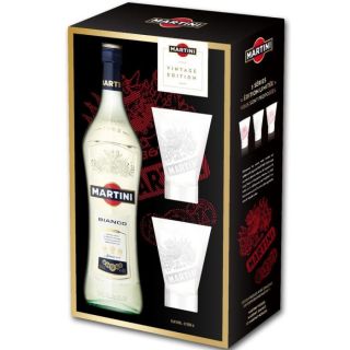 Coffret Martini blanc bianco 1 litre   Achat / Vente APERITIF A BASE