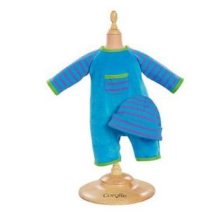Ens. Bébé Calin/Tidoo   30 cm  Pyjama turquoise   Achat / Vente