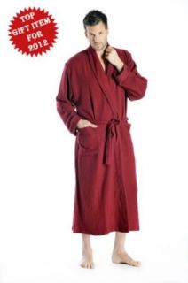 Pure Cashmere Full Length Robe for Men Clothing