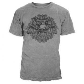 Avenged Sevenfold   Scrolled 30/1 Mens T Shirt In Heather