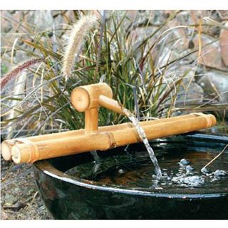 Classic 12 inch Bamboo Water Spout and Pump Kit (Vietnam)