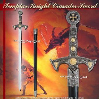 Medieval 12th Century Templar Knight Crusader Sword w