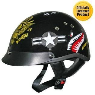 DOT Outlaw Officially Licensed Army Half Motorcycle Helmet