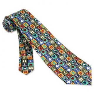 Black Silk Tie  Medical Professional Necktie Clothing