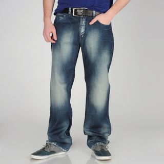 Ray Jeans Mens Faded Wash Blue Denim Jeans