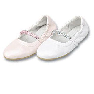 Little Girls Jeweled Flower Slipper Dress Shoes 5 4 IM Link Shoes