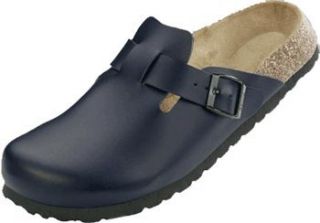 Clog from Birko Flor in Dark Blue with a narrow insole Shoes