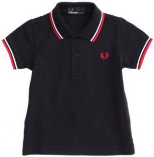 Fred Perry Boys My First Fred Perry Polo Shirt, Navy/White