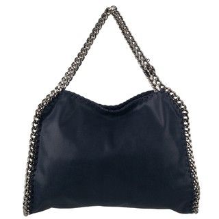 Stella McCartney Falabella Blue Faux Leather Shopper Bag