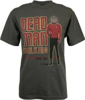 Star Trek Red Shirt Dead Man Walking Mens T Shirt