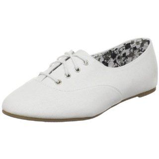 Miss Me Womens JUNO 1 Oxford,White,9 M US Shoes
