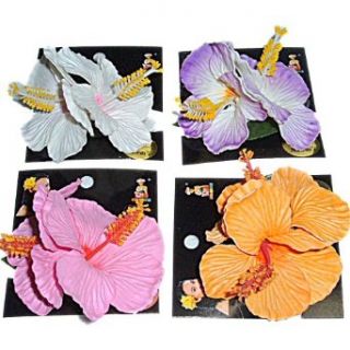 KOLOHE DELUXE HIBISCUS HAIR FLOWER CLIP  MADE IN HAWAII