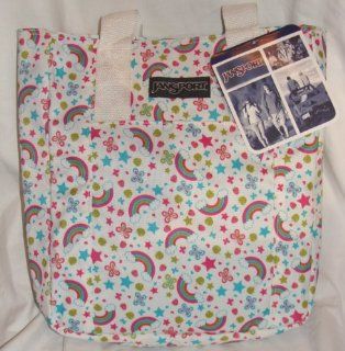 Tote Bag White Rainbow Butterflies, Stars & Strawberries Shoes