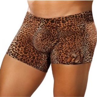 Male Power Leopard print boxer briefs with comfortable