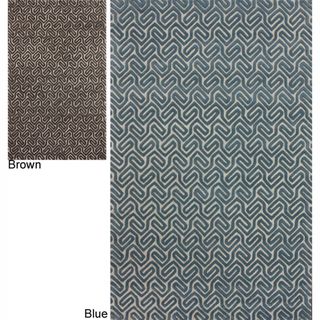 Handmade Modern Abstract Wool Rug