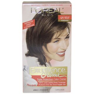 Oreal Excellence Creme Pro Keratine #6A Light Ash Brown Cooler Hair