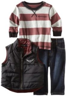 Calvin Klein Baby Boys Infant Vest With Tee And Jeans