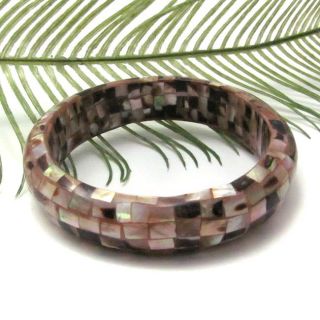 Inlaid Serene Natural Brown Lip Shell Bracelet (Philippines) Today $