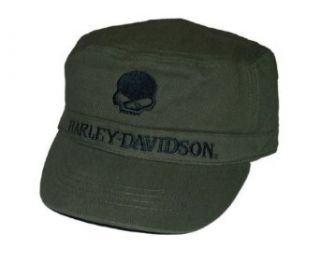 Harley Davidson® Mens Skull Painters Flat Top Hat Cap