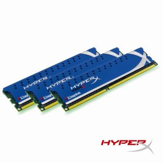 Kit mémoire PC 12Go (3x4Go) DDR3 HyperX Triple channel   1600MHz