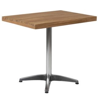 Euro Style Sam Teak/ Aluminum Table
