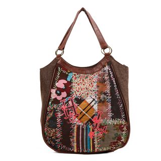 Nikky by Nicole Lee Shianne Sew Wild Patchwork Tote Bag