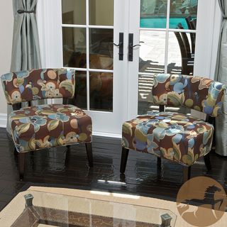 Christopher Knight Home Jacqueline Floral Accent Chairs (Set of 2