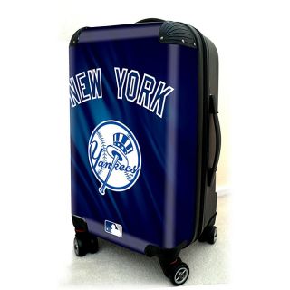 New York Yankees 20 inch Expandable Hardside Spinner Carry on Upright