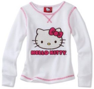 Hello Kitty Girls 2 6X Thermal Top with Chain Stitch
