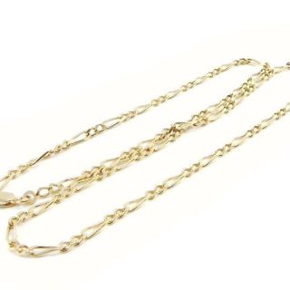 Chaine Collier Plaqué Or Figaro 2 55 cm 3. 3 mm   Achat / Vente