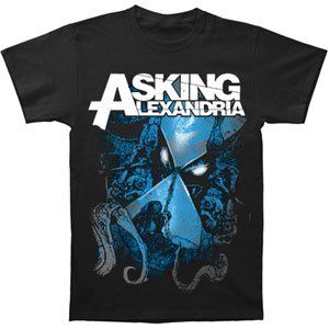 Rockabilia Asking Alexandria Hourglass T shirt Clothing