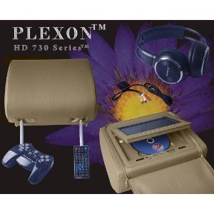Plexon®   Headrest DVD Player   One Set of 2 Headrests