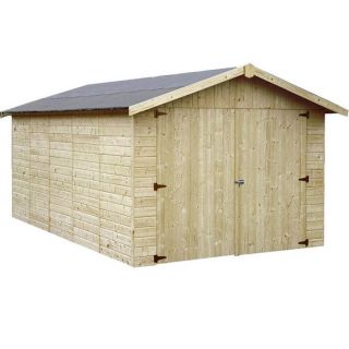 Garage en bois 15 mm   12,57m²   Achat / Vente GARAGE   CARPORT