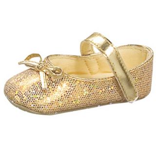 Baby Girl Gold Glitter Shoes