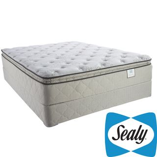 Sealy Brand Moonstruck Plush Euro Pillowtop Full size Mattress Set