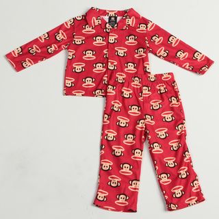 Small Paul by Paul Frank Toddler Boys 2 piece Monkey Face Pajama Set
