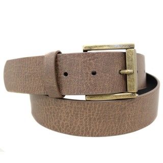 Entourage Brown Casual Square Buckle Belt