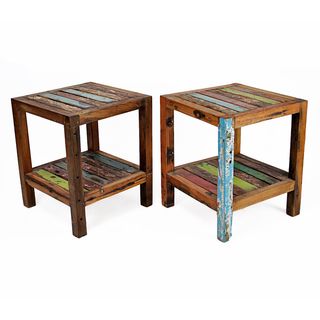 Ecologica Maritima Reclaimed Wood End Table