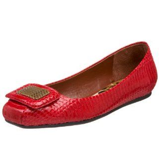 Sam Edelman Womens Jeneva Flat,Red,6 M US Shoes