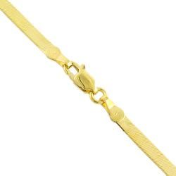 10k Yellow Gold 20 inch Herringbone Necklace (3 mm)