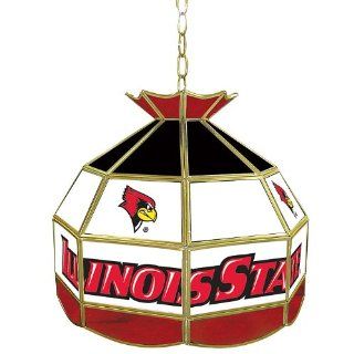 NCAA Illinois State 16 Inch Stained Glass Tiffany Lamp