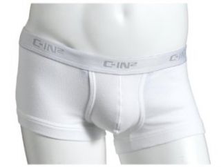 C IN2 Mens Underwear Sling Lo No Sho Army Trunk, White