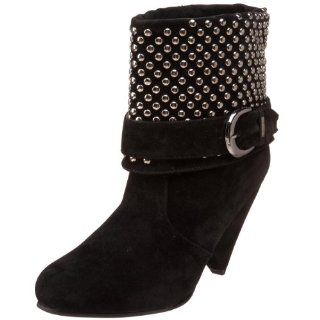  Wanted Womens Quebec Ankle Boot,Black Suede,5.5 M US Shoes