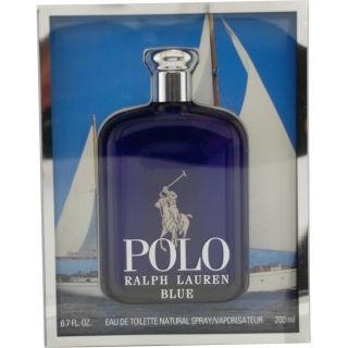 Ralph Lauren Polo Blue Mens 6.7 ounce Eau De Toilette Spray Today