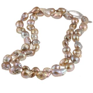 Freshwater Baroque Pearl 42 inch Necklace (16 18 mm)