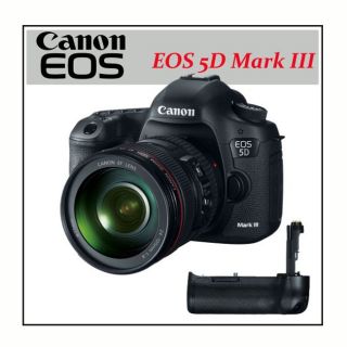 Canon EOS 5D Mark III 22.3 MP CMOS Digital SLR Camera + Canon Battery