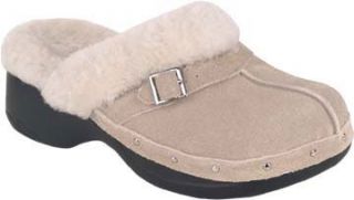 Womens Suede & Shearling Clog   Style 460 Aspen (5, Sand) Shoes